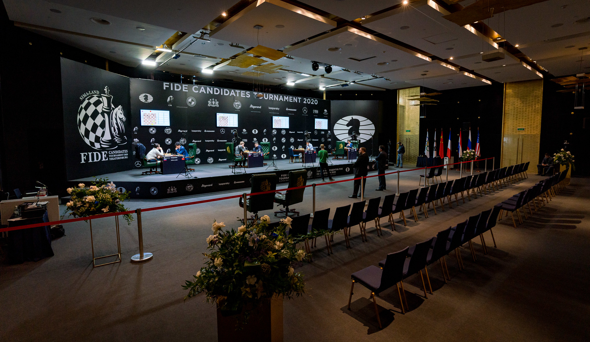 sala gry Turniej Pretendentów, Jekaterynburg 2020