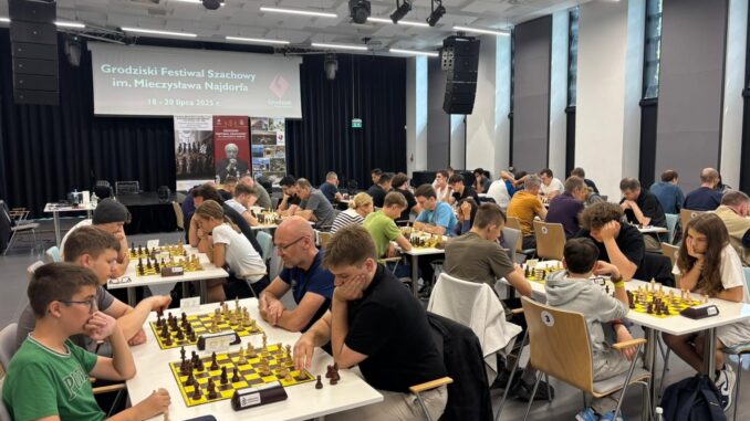 Grodziski Festiwal Szachowy 2025, źródło: UKS Szachowa Dwójka Grodzisk Maz.