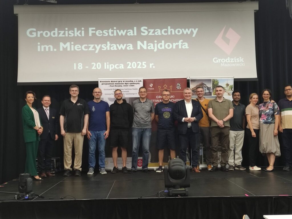 Grodziński Festiwal Szachowy 2025, źródło: UKS Szachowa Dwójka Grodzisk Maz.