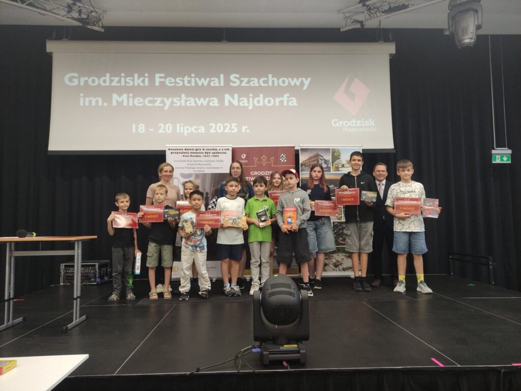 Grodziński Festiwal Szachowy 2025, źródło: UKS Szachowa Dwójka Grodzisk Maz.